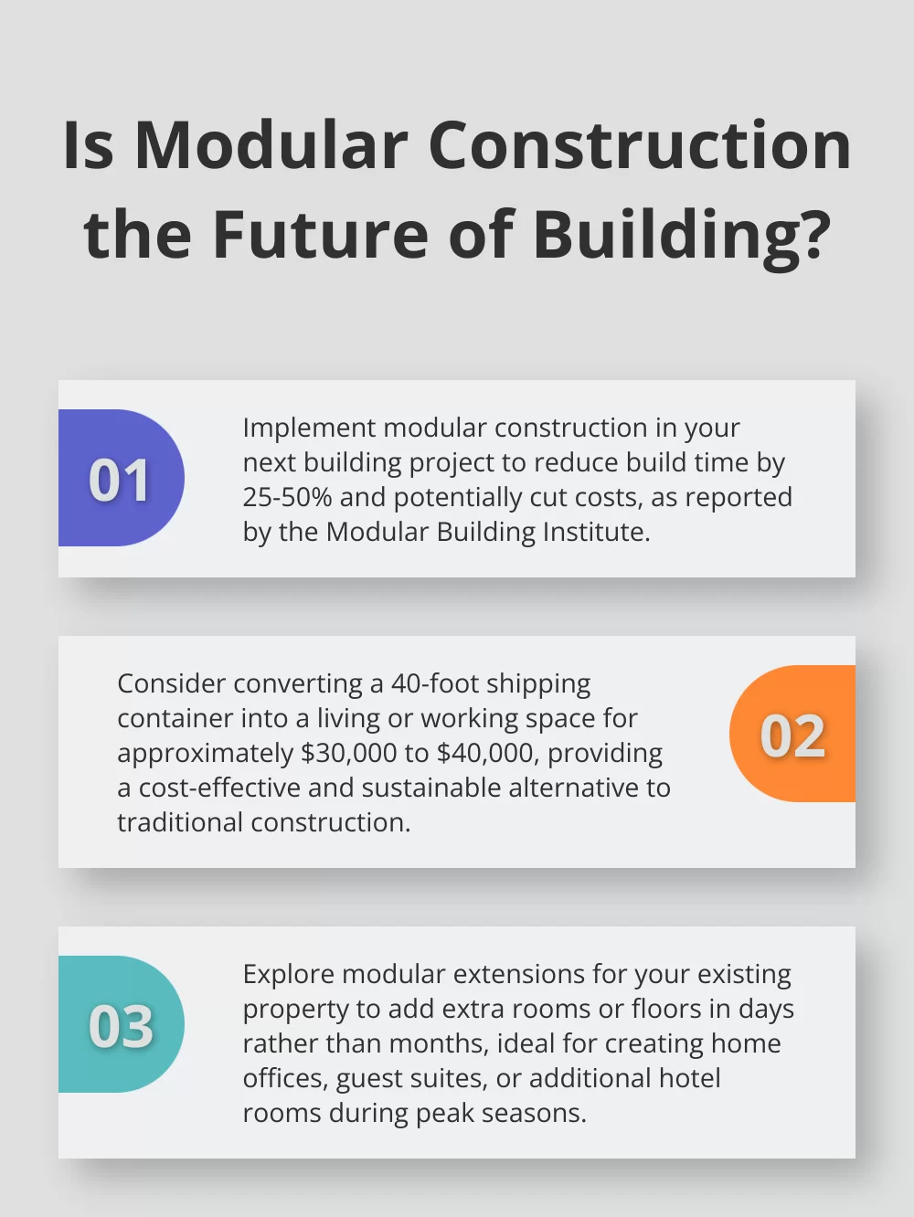 Fact - Is Modular Construction the Future of Building?