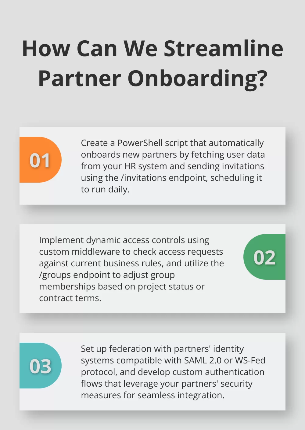 Fact - How Can We Streamline Partner Onboarding?
