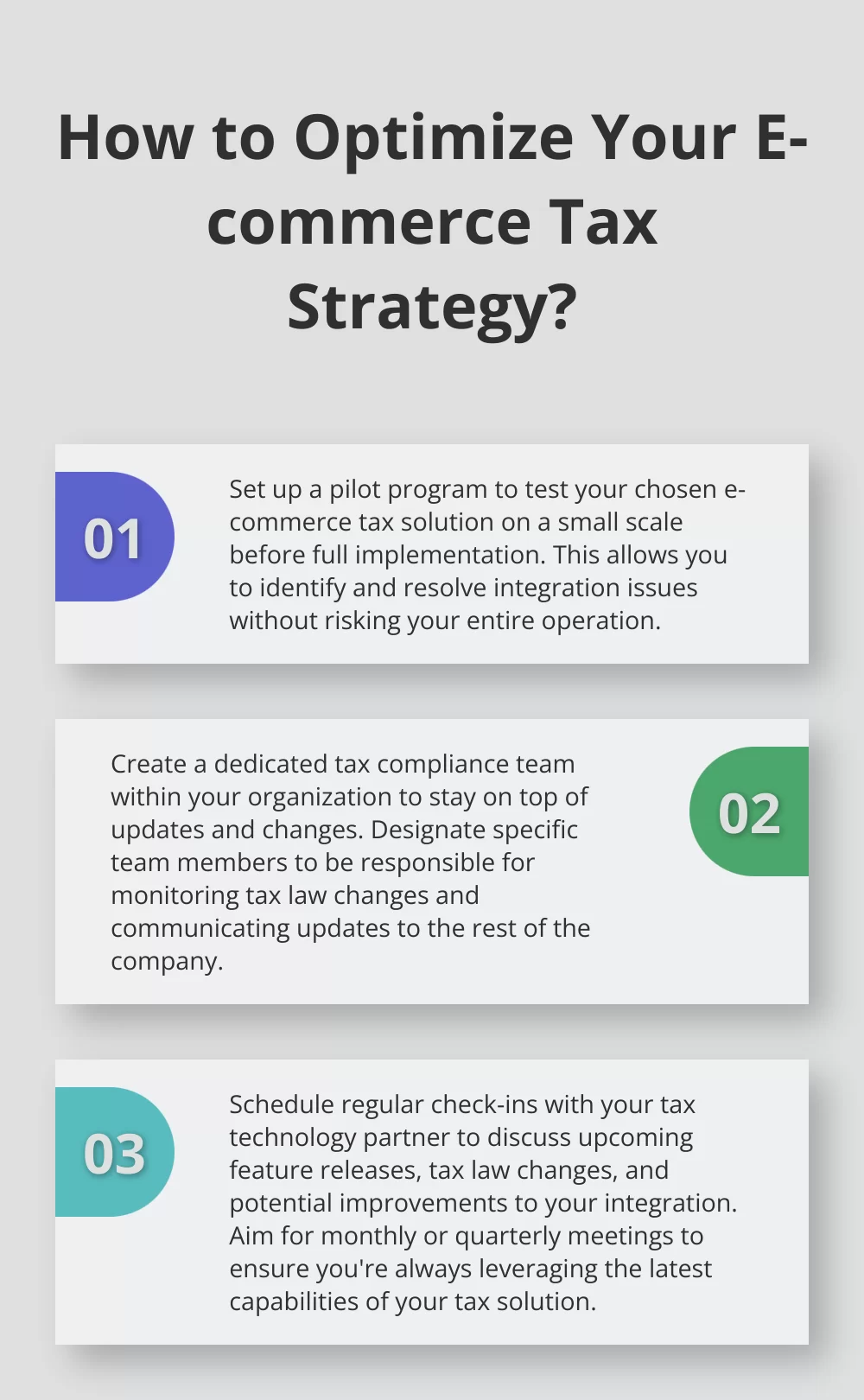 Fact - How to Optimize Your E-commerce Tax Strategy?