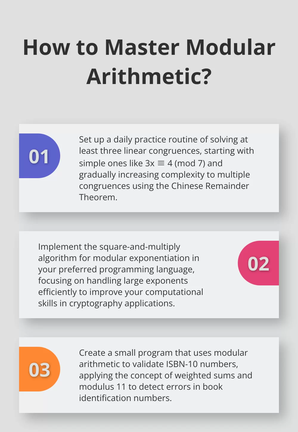 Fact - How to Master Modular Arithmetic?